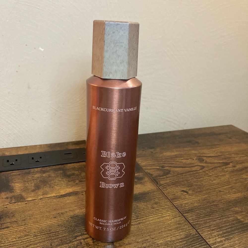Blake Brown Classic Hairspray Blackcurrant Vanille Vanilla Floral Fragrance 7.5f
